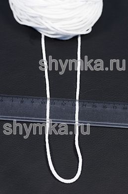 Резинка круглая БЕЛАЯ ДЛЯ МАСОК
диаметр 2мм