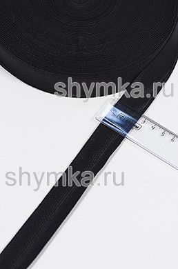 Резинка тканая Люкс 
ЧЕРНАЯ ширина 25мм