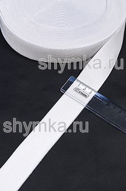 Резинка тканая Люкс 
БЕЛАЯ ширина 35мм