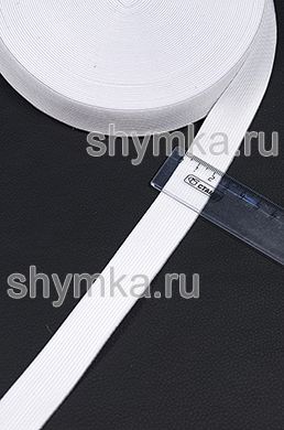 Резинка тканая Люкс 
БЕЛАЯ ширина 25мм