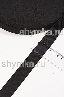 Резинка вязаная Текс ЧЕРНАЯ
плотность 9,3г/м ширина 25мм