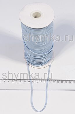 Резинка шляпная
диаметр 2,5мм ГОЛУБАЯ №331