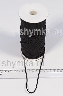 Резинка шляпная
диаметр 2,5мм ЧЕРНАЯ
