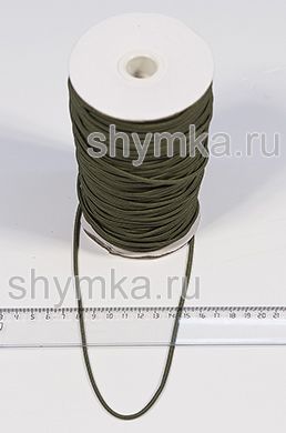 Резинка шляпная диаметр 3мм ХАКИ №263