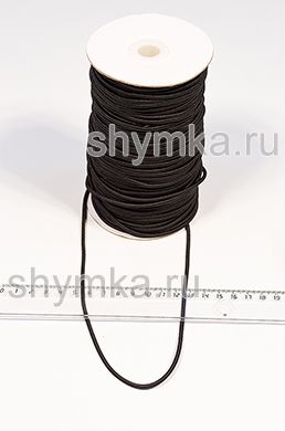 Резинка шляпная
диаметр 3мм ЧЕРНАЯ