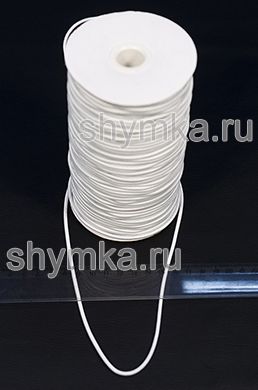Резинка шляпная
диаметр 3мм БЕЛАЯ
