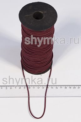 Резинка шляпная
диаметр 2,5мм БОРДОВАЯ №179