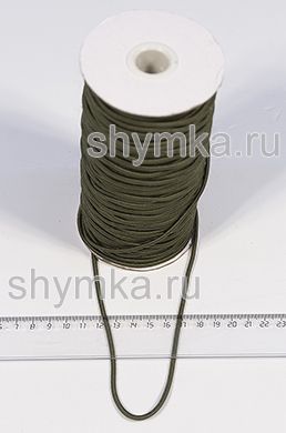 Резинка шляпная диаметр 2,5мм ХАКИ №263
