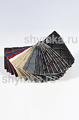 Каталог Стеганая Экокожа РОМБ ДЕКОРАТИВНЫЙ 
на спанбонде 17г