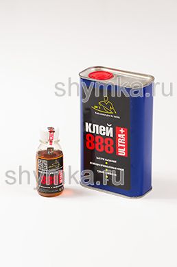 Клей жидкий термоактивируемый 888 Ultra Plus 1л + отвердитель жидкий 888 Ultra Plus 0,1л