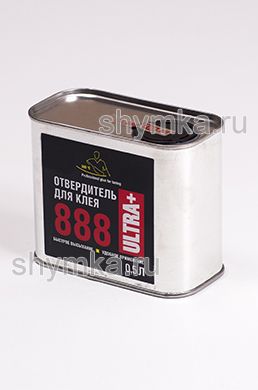 Отвердитель жидкий для клея 888 Ultra Plus в железной банке 0,5л Отвердитель жидкий для клея 888 Ultra Plus в железной банке 0,5л