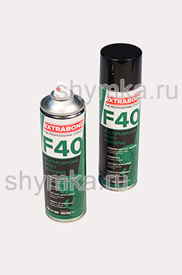 Клей аэрозольный универсальный F40 Extrabond
объем клея 500мл объем баллона 650мл