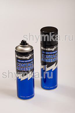 Клей аэрозольный Sterling ST800 Contact Adhesive 
объем клея 500мл объем баллона 650мл