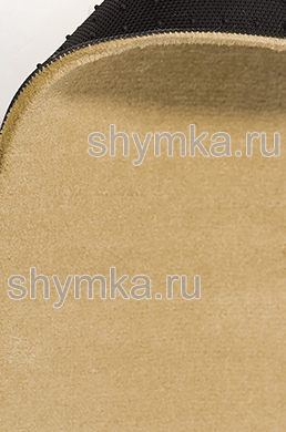 Ковролин на термопластич.резине F10 ТАФТИНГОВЫЙ 
БЕЖЕВЫЙ ворс 8мм резина 2мм ширина 1,6м