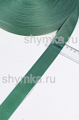 Лента ременная/окантовочная Poli ширина 30мм 
плотность 14,5г/м ТРАВЯНИСТО-ЗЕЛЕНАЯ