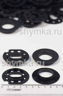 Клипса TL-NEW 
ЧЕРНАЯ КРУГЛАЯ