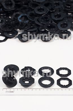 Клипса Овал + Клипса поворотная 
CONN-OV-BLACK (универсальная)