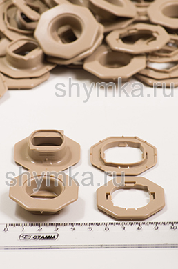 Клипса TL крепежная БЕЖЕВАЯ для автомобилей 
Toyota, Lexus, Honda с 2012 года 8-ми угольная