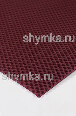 Ковролин ЭВА РОМБ БОЛЬШОЙ ЛИСТ БОРДОВЫЙ 
толщина 10мм лист 1,4х2,55м