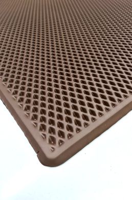 Ковролин ЭВА РОМБ БОЛЬШОЙ ЛИСТ 
СВЕТЛО-КОРИЧНЕВЫЙ толщина 10мм лист 1,4х2,55м