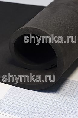 Материал ЭВА гладкий ЧЕРНЫЙ толщина 18мм лист 1,15х2,15м твердость 55 Шор