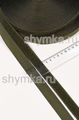 Лента контактная Липучка ХАКИ №050
(ВОРС + КРЮЧОК) ширина 20мм
нейлон 30% полиэстер 70%