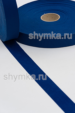 Лента окантовочная Microtex 
ТЕМНО-СИНЯЯ ширина 35мм