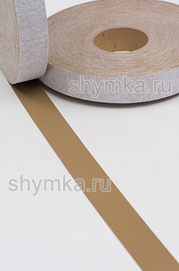 Лента окантовочная нубуковая  
БЕЖЕВАЯ ширина 35мм
