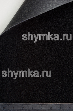 Ковролин на пэт-подложке 
ворс 3мм подложка 1мм ЧЕРНЫЙ ширина 1,5м