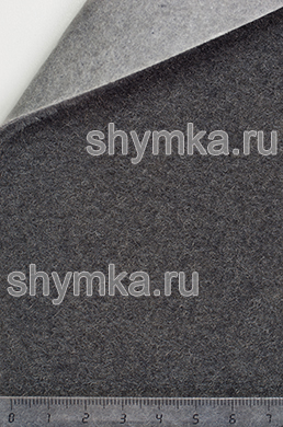 Ковролин на пвх-подложке 
ворс 3мм подложка 1мм СЕРЫЙ ширина 1,8м