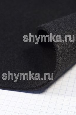 Ковролин обивочный толщина 5мм
 ЧЕРНЫЙ 550г/кв.м ширина 1,6м