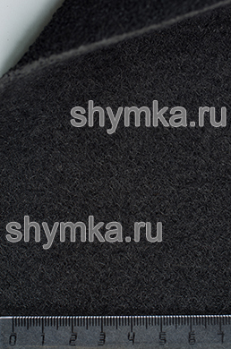 Ковролин на подложке гранулят RIO 
ТЕМНО-СЕРЫЙ ворс 3мм подложка 1мм ширина 1м