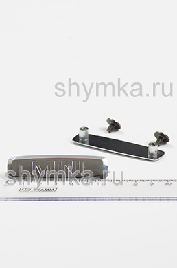 Шильдик металлический для автоковриков 
MINI + 2 болтика