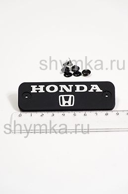 Шеврон резиновый для автоковриков 
HONDA + 3 клепки