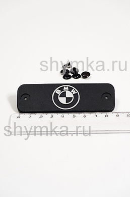 Шеврон резиновый для автоковриков 
BMW + 3 клепки