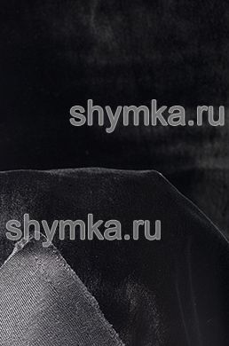 Мех искусственный МУТОН цвет ЧЕРНЫЙ 
ширина 1,4м плотность 660г/кв.м высота ворса 7мм