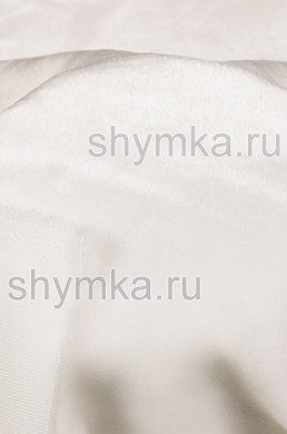 Мех искусственный МУТОН цвет БЕЛЫЙ 
ширина 1,4м плотность 440г/кв.м высота ворса 11мм