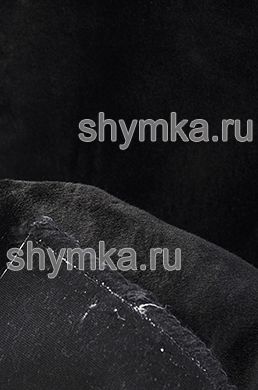 Мех искусственный ПОД МУТОН цвет ЧЕРНЫЙ 
плотность 700г/кв.м ворс 11мм ширина 1,4м