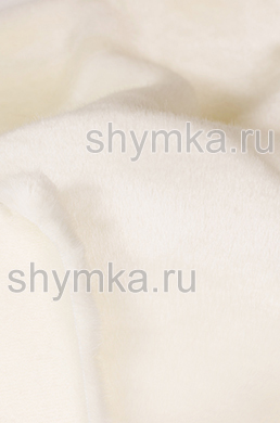 Мех искусственный НОРКА цвет БЕЛЫЙ 
ширина 1,4м плотность 550г/кв.м высота ворса 18мм