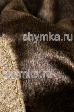 Мех искусственный НОРКА цвет БЕЖЕВО-КОРИЧНЕВЫЙ 
ширина 1,4м плотность 600г/кв.м высота ворса 20мм