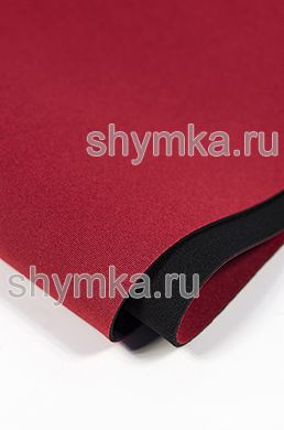 Неопрен 2мм с тканью нейлон с 2-х сторон 
КРАСНЫЙ/ЧЕРНЫЙ ширина 1,3м