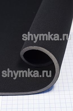 Неопрен Light 8мм с тканью нейлон c 2-х сторон 
ЧЕРНЫЙ ширина 1,45м