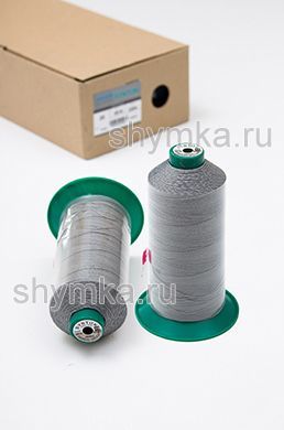 Нитки Synton 10 намотка 1000м цвет 0318 СЕРЫЙ