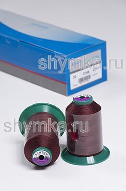 Нитки Synton 20 намотка 600м цвет 0166 ТЕМНО-БОРДОВЫЙ