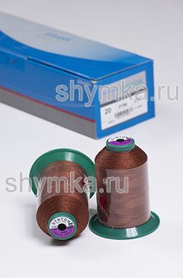 Нитки Synton 20 намотка 600м цвет 0196 ТЕМНЫЙ ТЕРРАКОТ