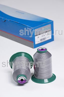 Нитки Synton 20 намотка 600м цвет 0318 СЕРЫЙ