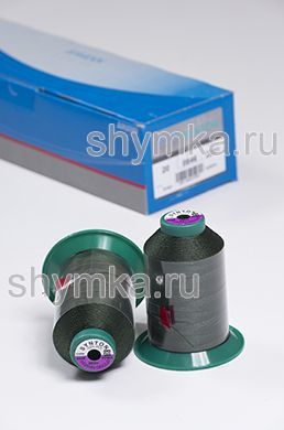 Нитки Synton 20 намотка 600м цвет 0846 ТЕМНО-ЗЕЛЕНЫЙ