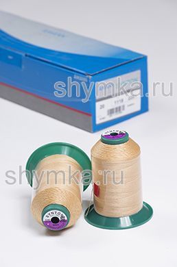 Нитки Synton 20 намотка 600м цвет 1118 ЯРКО-БЕЖЕВЫЙ