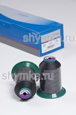 Нитки Synton 20 намотка 600м цвет 1282 ТЕМНЫЙ АНТРАЦИТ