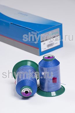Нитки Synton 20 намотка 600м цвет 1318 СИНЕ-ГОЛУБОЙ